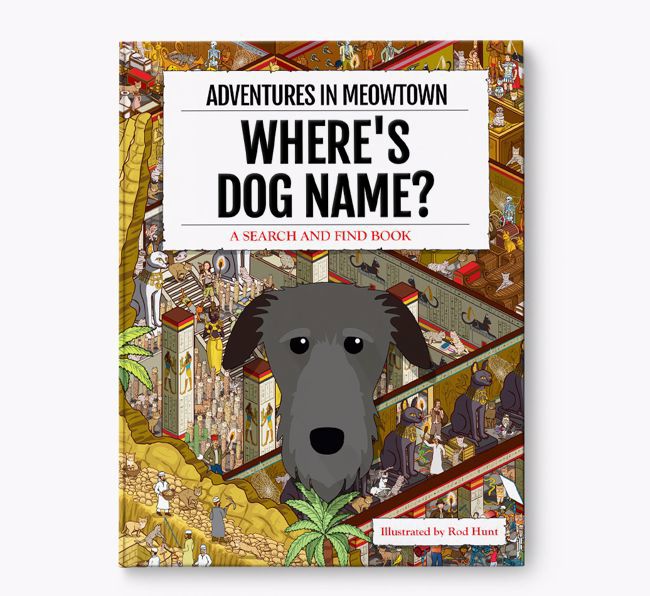 Personalised Deerhound Book: Where's Dog Name? Volume 2